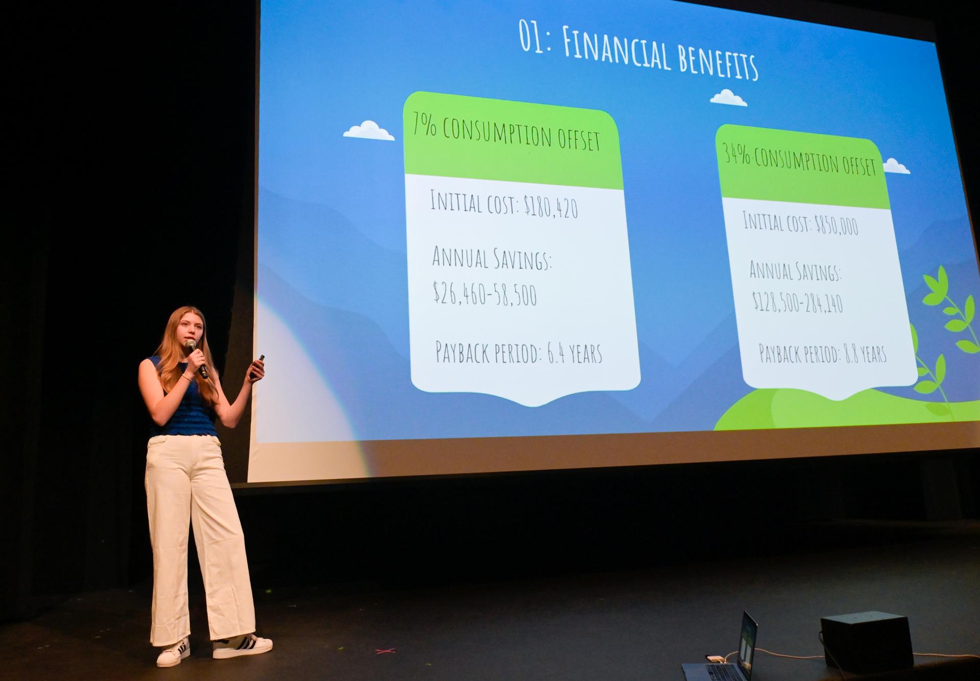 Abby Dawson at REDI Lab presentations May 1, 2025